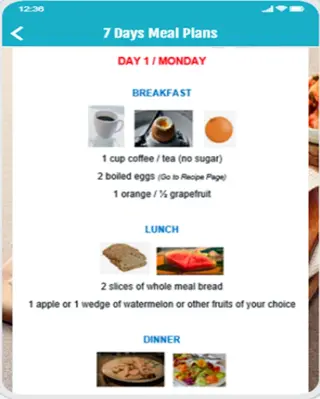 Boiled Egg Diet android App screenshot 0